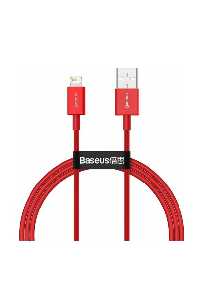 Baseus Lightning Superior Series cable, Fast Charging, Data 2.4A, 1m Red (CALYS-A09) (BASCALYS-A09)