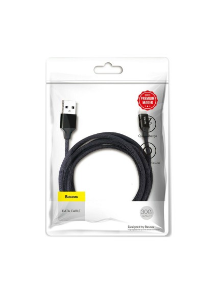 Baseus Lightning Yiven Cable 2A 1.2m Black (CALYW-01) (BASCALYW-01)