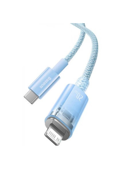 Baseus Fast Charging cable  USB-C to Lightning  Explorer Series 1m 20W blue (CATS010203) (BASCATS010203)