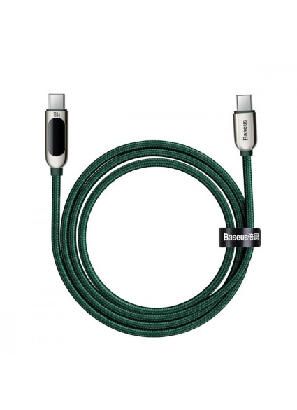 Baseus Cable USB-C to USB-C Baseus Display, 100W, 2m Green (CATSK-C06) (BASCATSK-C06)