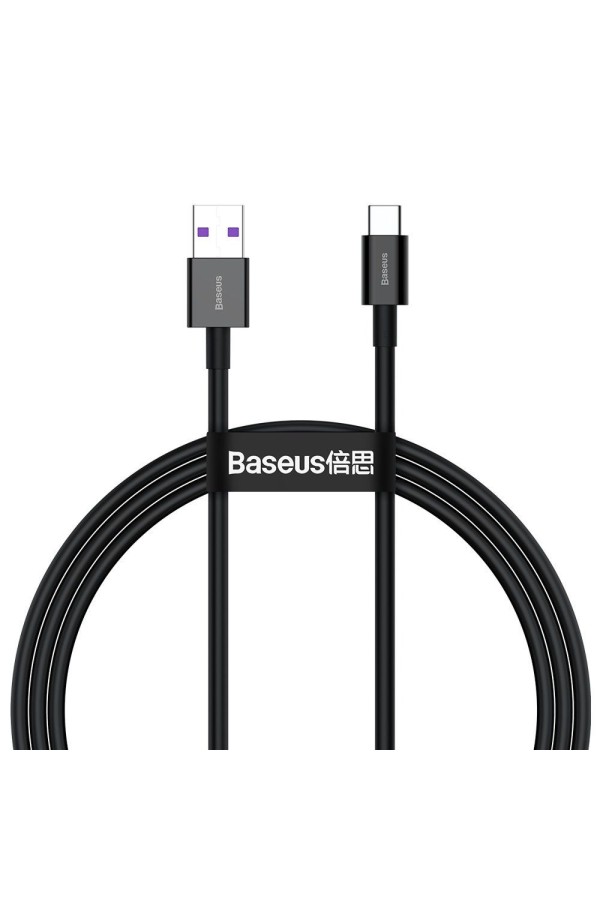 Baseus Superior USB 2.0 Cable USB-C male - USB-A male Black 2m (CATYS-A01) (BASCATYS-A01)