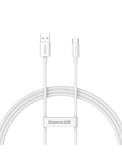 Baseus Superior Series Cable USB to USB-C 65W PD 1m white (CAYS000902) (BASCAYS000902)