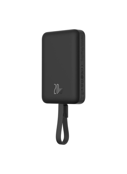 Baseus Powerbank Magnetic Mini 10000mAh USB-C 20W MagSafe Black (P10022109113-00) (BASP10022109113-00)