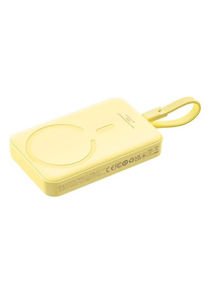 Baseus Powerbank Magnetic Mini 10000mAh 30W MagSafe (yellow) (P1002210BY23-00) (BASP1002210BY23-00)