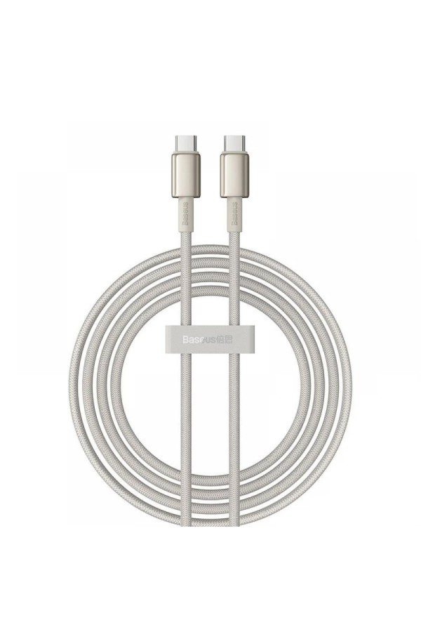Baseus Cable USB-C to USB-C  Gold 100W 2m (P10319800G21-01) (BASP10319800G21-01)