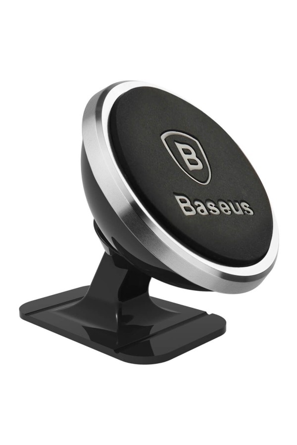 Baseus Magnetic car holder for smartphone Silver (SUCX140012) (BASSUCX140012)