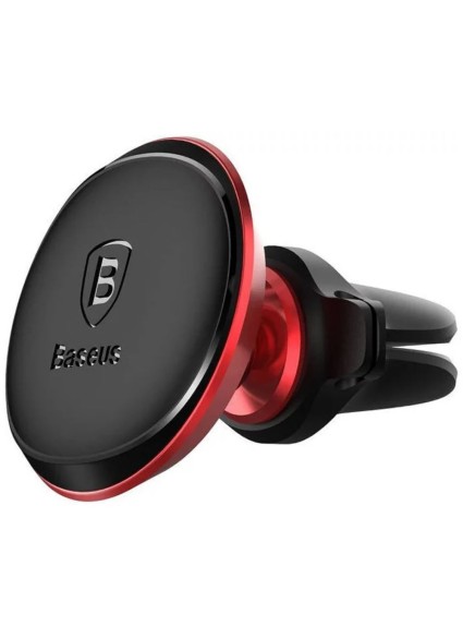 Baseus Car Mount Holder Magnetic Air Vent Red  (SUGX020009) (BASSUGX020009)