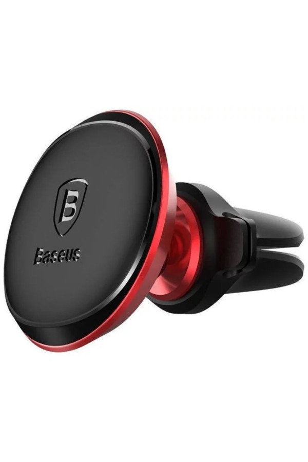 Baseus Car Mount Holder Magnetic Air Vent Red  (SUGX020009) (BASSUGX020009)