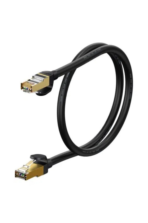Baseus Ethernet RJ45 10Gbps 0.5m Black (WKJS010001) (BASWKJS010001)