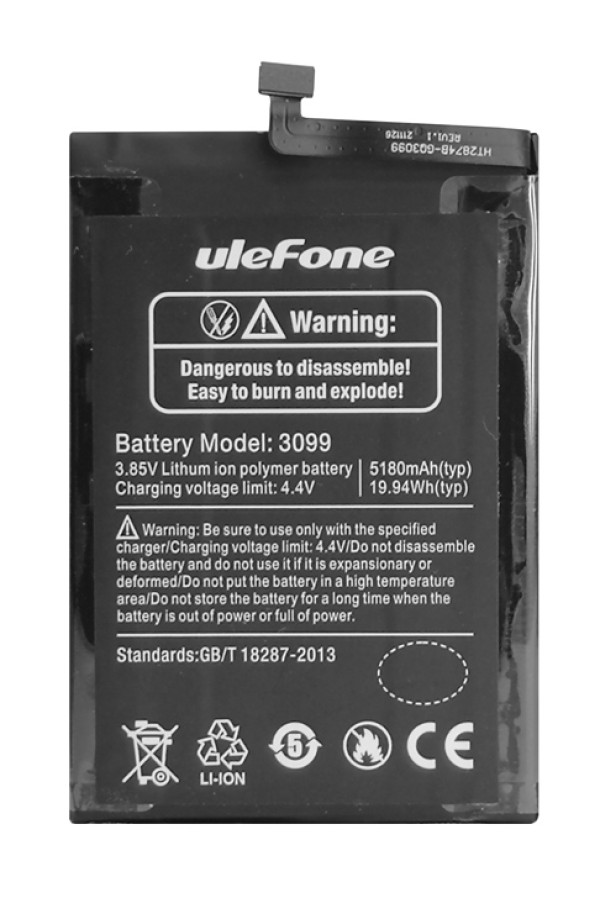 ULEFONE μπαταρία για smartphone Armor X10