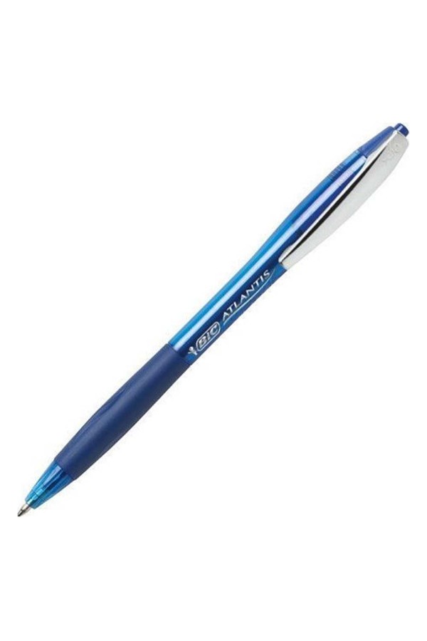Bic Στυλό Ballpoint 1.0mm με Μπλε Mελάνι Atlantis Soft (902132) (BIC902132)