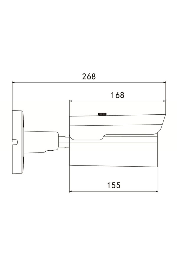 LONGSE IP κάμερα BMMBFG400WH, 2.8mm, 4MP, αδιάβροχη IP67, PoE