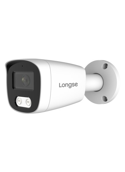 LONGSE IP κάμερα BMSCFG400 με μικρόφωνο, 2.8mm, 4MP, αδιάβροχη IP67, PoE