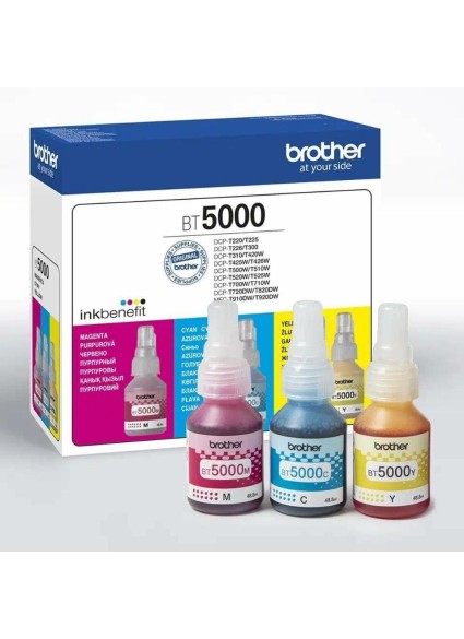 Brother Μελάνι Inkjet BT-5000 CMY Value Pack (BT5000CLVAL) (BRO-BT-5000CLVAL)