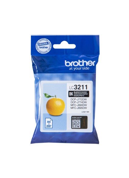 Brother Μελάνι Inkjet LC-3211BK Black (LC-3211BK) (BRO-LC-3211BK)