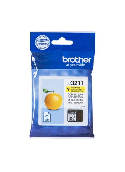 Brother Μελάνι Inkjet LC-3211Y Yellow (LC-3211Y) (BRO-LC-3211Y)