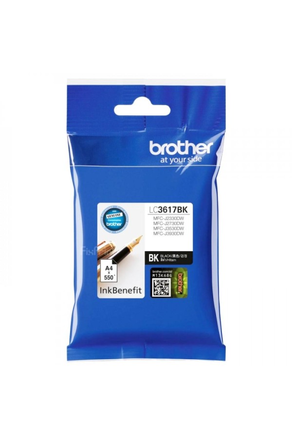 Brother Μελάνι Inkjet LC-3617BK Black (LC3617BK) (BRO-LC-3617BK)