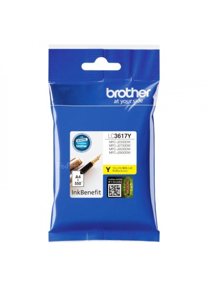 Brother Μελάνι Inkjet LC-3617Y Yellow (LC3617Y) (BRO-LC-3617Y)