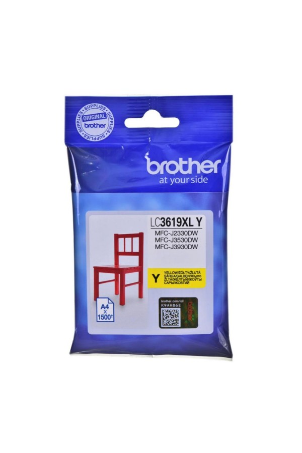 Brother Μελάνι Inkjet LC-3619XLY Yellow (LC3619XLY) (BRO-LC-3619XLY)