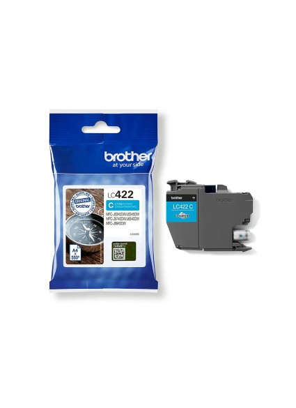 Brother Μελάνι Inkjet LC Cyan Cartridge (LC422C) (BROLC422C)