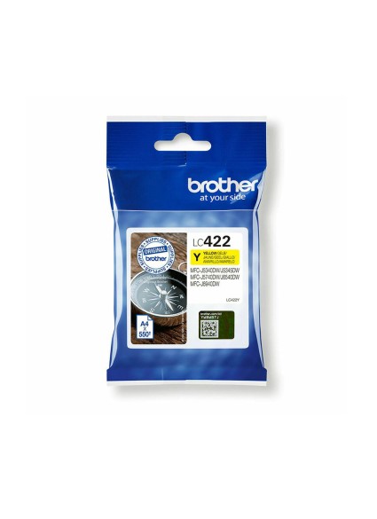 Brother Μελάνι Inkjet LC Yellow Cartridge (LC422Y) (BROLC422Y)