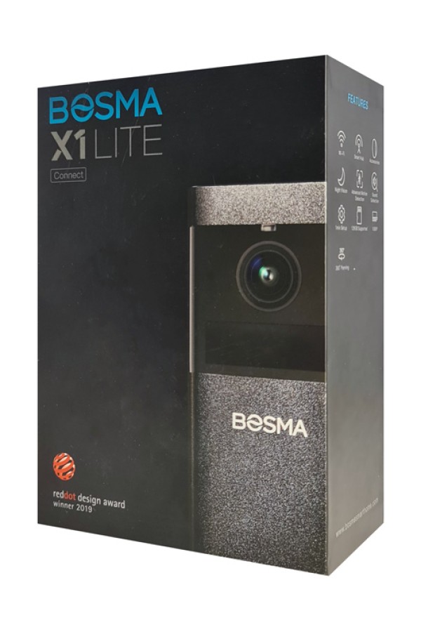 BOSMA ασύρματο σύστημα συναγερμού X1 Lite με κάμερα Pan 360° 1080p, WiFi