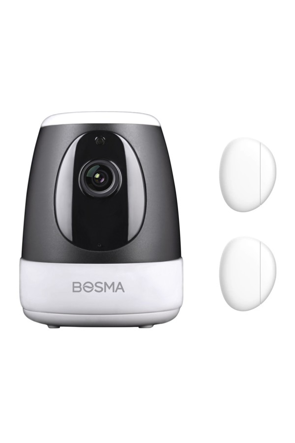 BOSMA ασύρματο σύστημα συναγερμού XC με κάμερα, Pan 360°, 1080p, WiFi