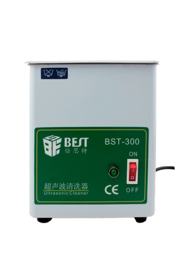 BEST Ultrasonic Cleaner BST-300, Stainless Steel, 50W