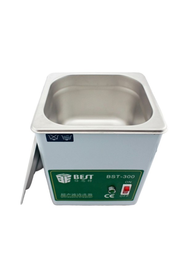 BEST Ultrasonic Cleaner BST-300, Stainless Steel, 50W