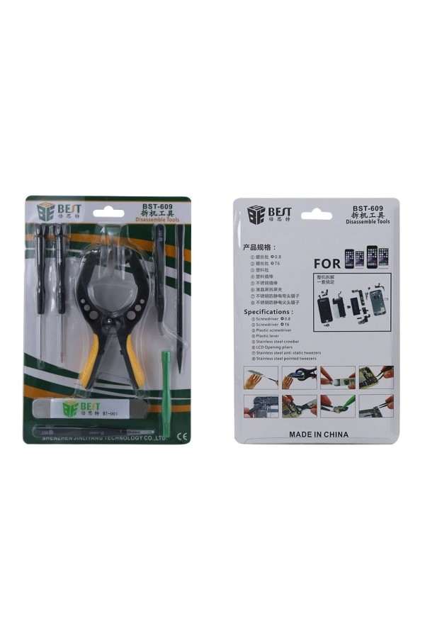 BEST Repair Tool Kit BST-609, για iPhone, 8 τμχ