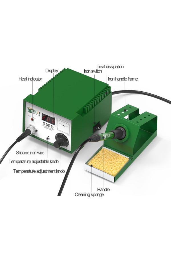 BEST Soldering station BST-939D, 90W, 200-480°C