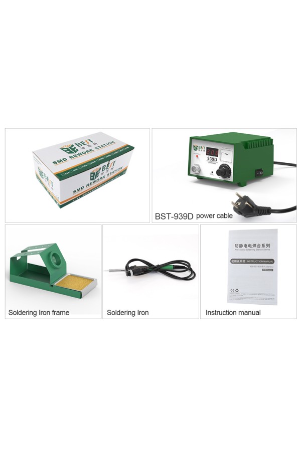 BEST Soldering station BST-939D, 90W, 200-480°C