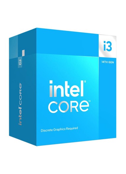 INTEL CPU Core i3-14100F, 4 Cores, 3.50GHz, 12MB Cache, LGA1700