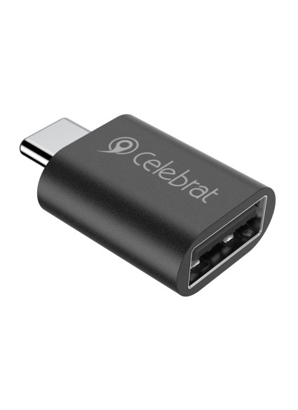 CELEBRAT αντάπτορας USB-C σε USB 3.0 CA-04, 5Gbps, μαύρος