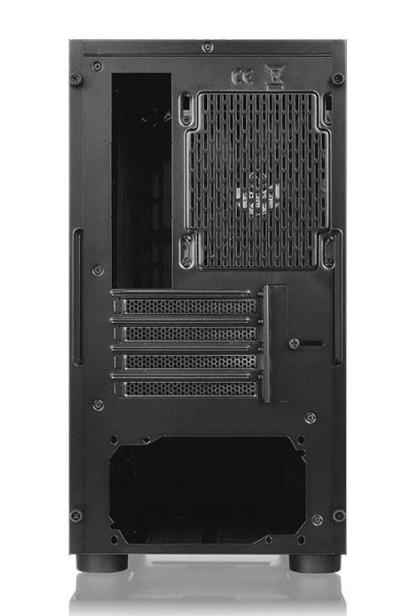 THERMALTAKE PC case micro tower Versa H18, 398x205x439mm, 1x fan, μαύρο