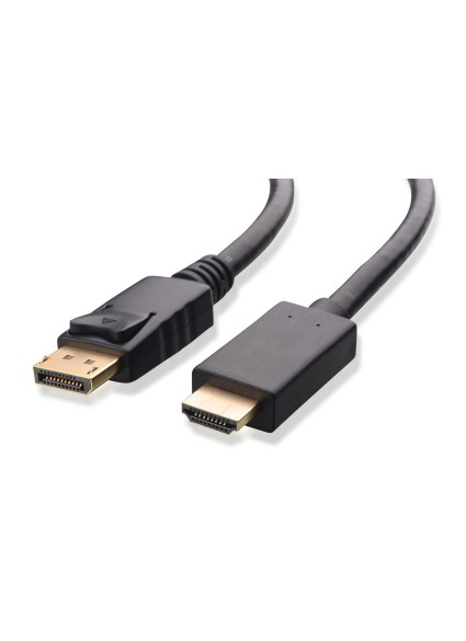 POWERTECH καλώδιο DisplayPort σε HDMI CAB-DP026, 1080p, CCS, 1m, μαύρο