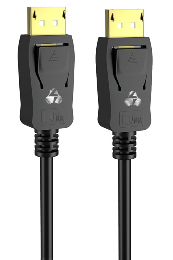 POWERTECH καλώδιο DisplayPort 1.4V CAB-DP051, copper, 8K/60Hz, 3m, μαύρο