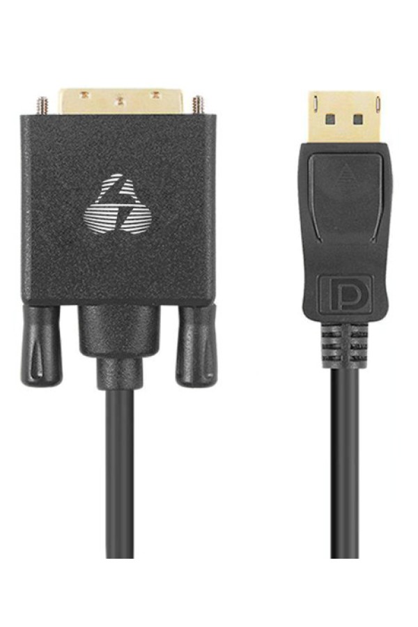 POWERTECH καλώδιο DisplayPort σε DVI CAB-DP057, 1080p 1.8m, μαύρο