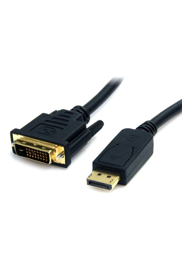 POWERTECH καλώδιο DisplayPort σε DVI CAB-DVI006, 2560x1600DPI, 1m, μαύρο