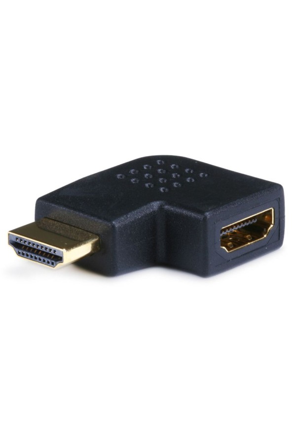 POWERTECH αντάπτορας HDMI CAB-H036, γωνιακός, 90° left