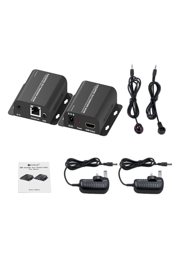 POWERTECH HDMI video extender CAB-H114 μέσω καλωδίου RJ45, 1080p, 60m