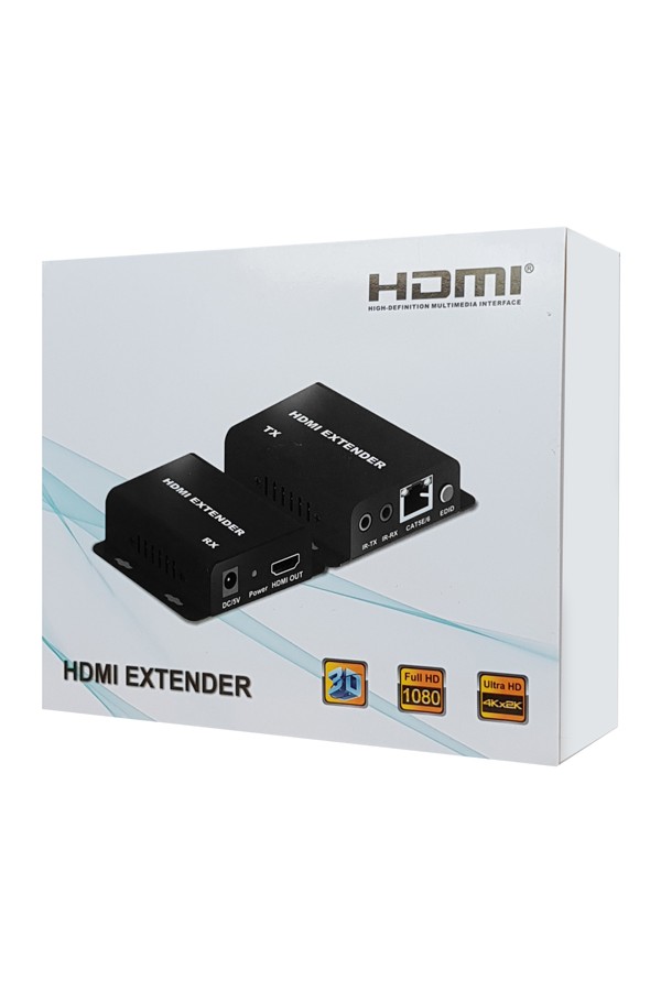 POWERTECH HDMI video extender CAB-H114 μέσω καλωδίου RJ45, 1080p, 60m