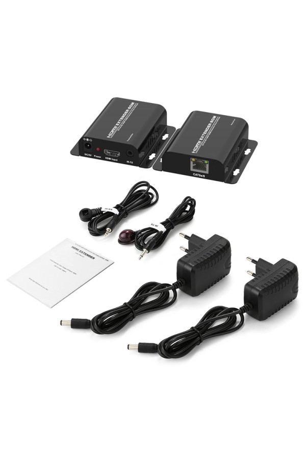 POWERTECH HDMI video extender CAB-H148 μέσω καλωδίου RJ45, 1080p, 60m