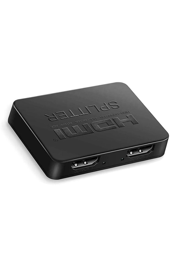 POWERTECH HDMI splitter CAB-H163, 1-in σε 2-out, 4K/30Hz, HDR/HDCP, μαύρο