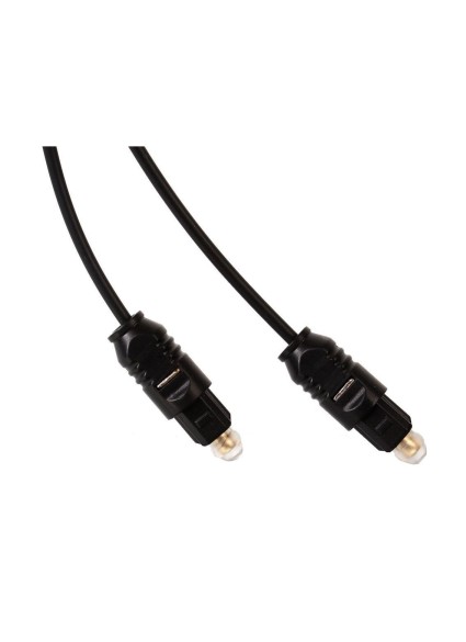 POWERTECH καλώδιο Toslink CAB-O002, OD 4.0mm, 2m, μαύρο