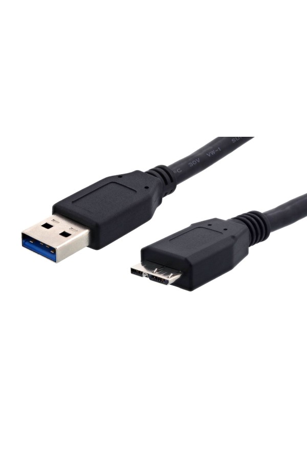 POWERTECH καλώδιο USB σε Micro B USB CAB-U004, 5Gbps, 1.5m, μαύρο