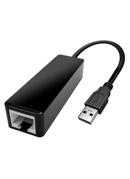 POWERTECH αντάπτορας δικτύου CAB-U035, USB, 1000Mbps Ethernet, μαύρος