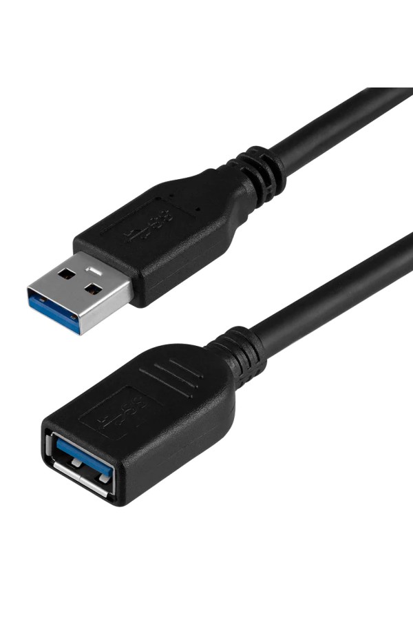 POWERTECH καλώδιο προέκτασης USB CAB-U123, 5Gbps, 1.5m, μαύρο