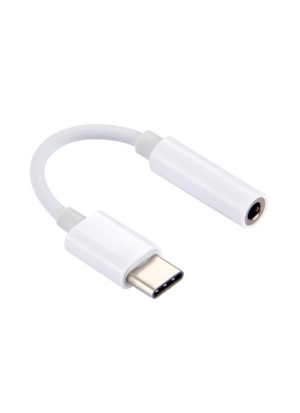 POWERTECH καλώδιο USB-C σε 3.5mm θηλυκό CAB-UC029, CM119B, λευκό