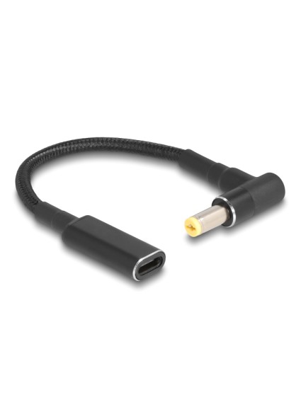 POWERTECH καλώδιο τροφοδοσίας CAB-UC070, USB-C σε Acer 5.5x1.7mm, μαύρο